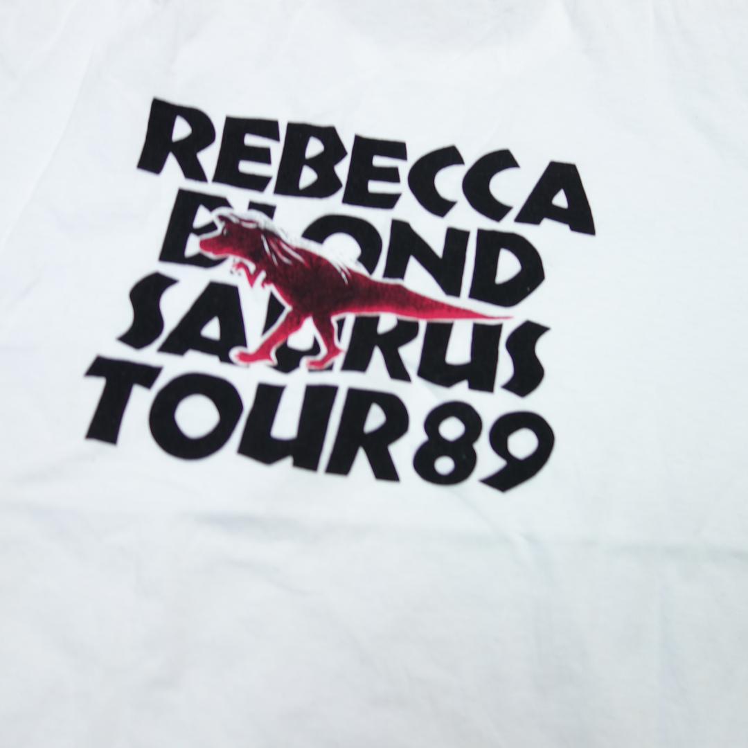 3751 レベッカ Rebecca 89年ブロンド サウルス ツアー tシャツ - メルカリ