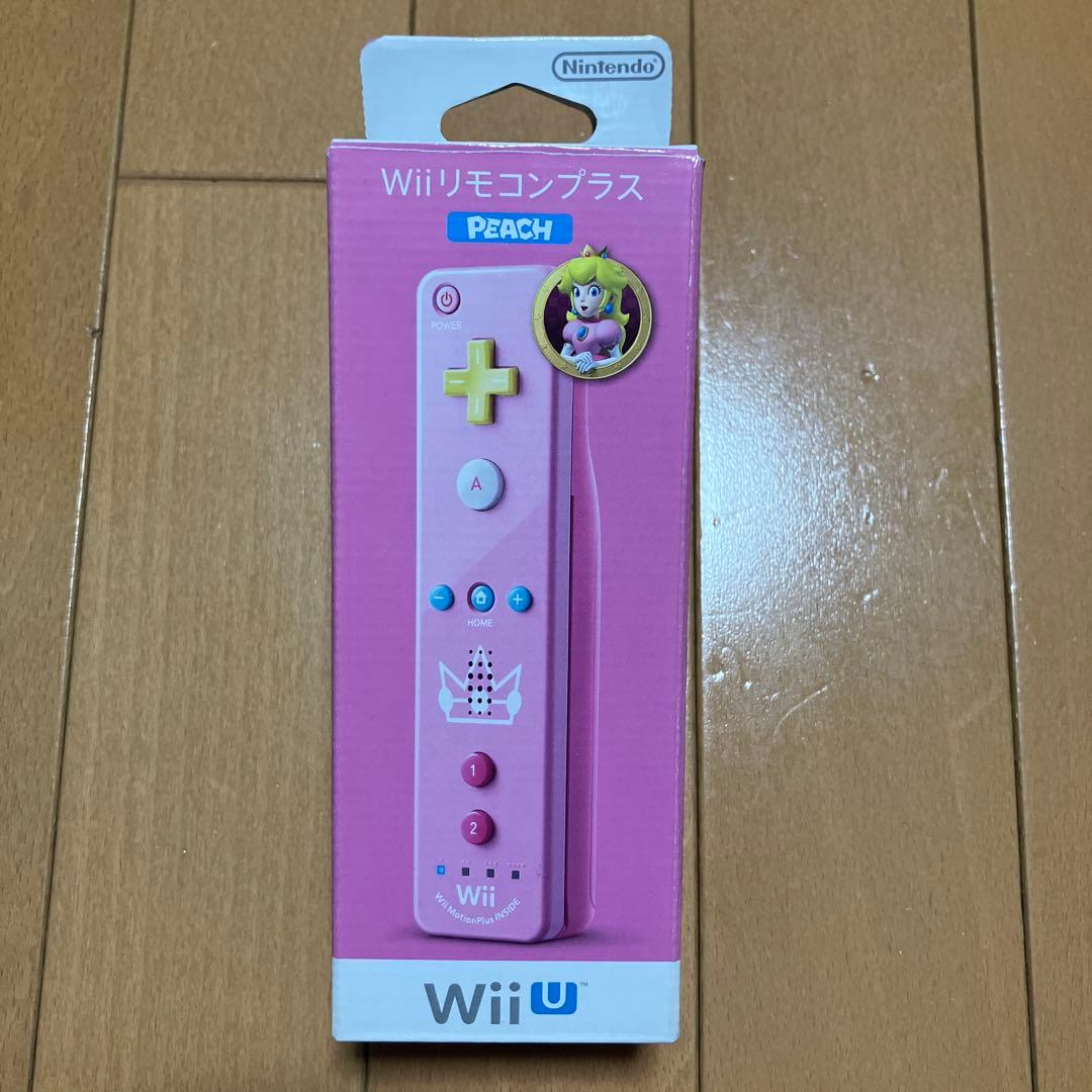 Wiiリモコンプラス ピーチ 完品 - メルカリ