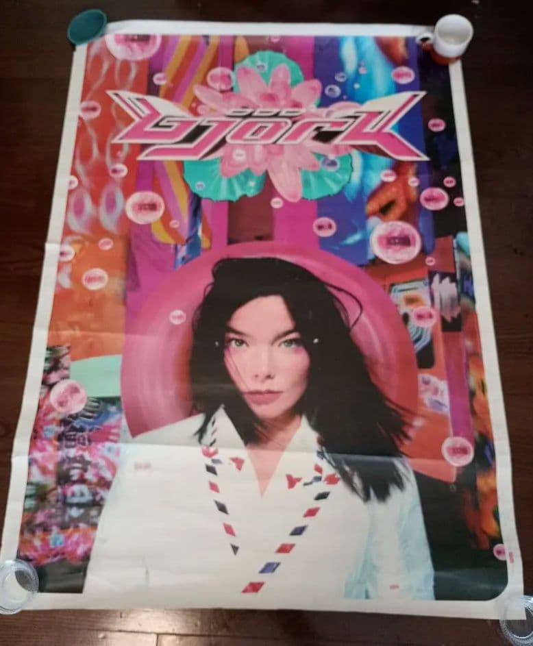 bjork postビョークポストビジュアルアートポスター Shop Bjork - Post Original Vintage Poster - Printed Originals
