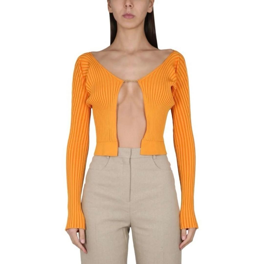 JACQUEMUS ジャックムス カーディガン 未使用 36 オレンジ - メルカリ