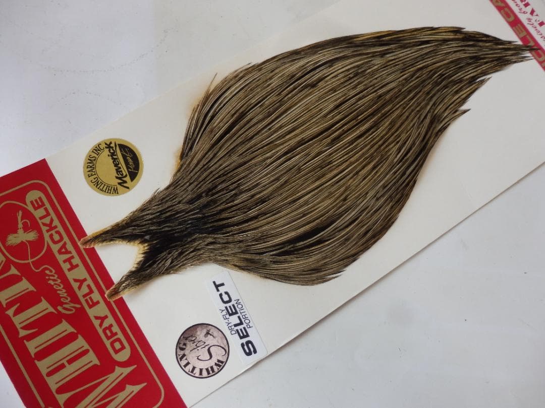 WHITING Silver ハックルケープ Golden Badger WHITING Silver ハックルケープ Golden Badger