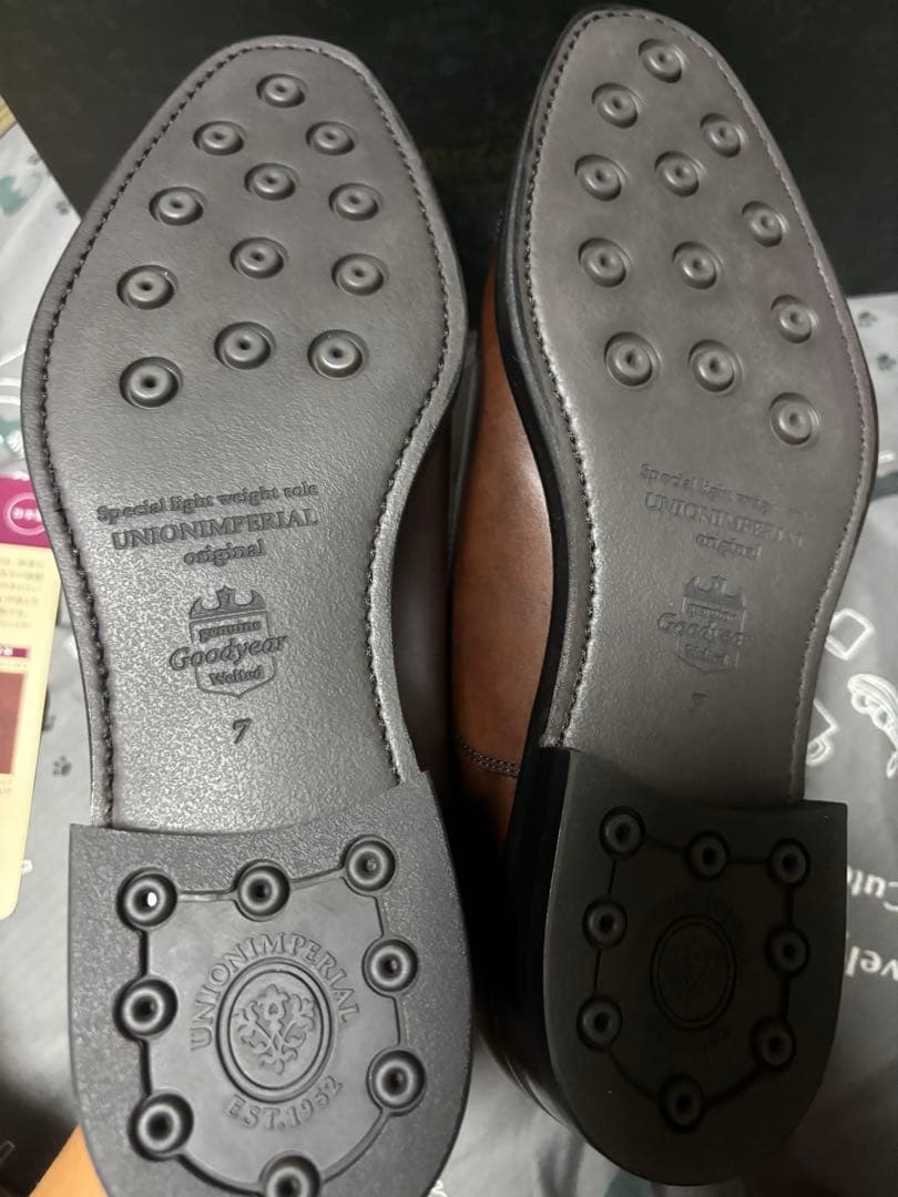 新品 ユニオンインペリアル U2006 ビジネスシューズ 7EEE 25 - メルカリ