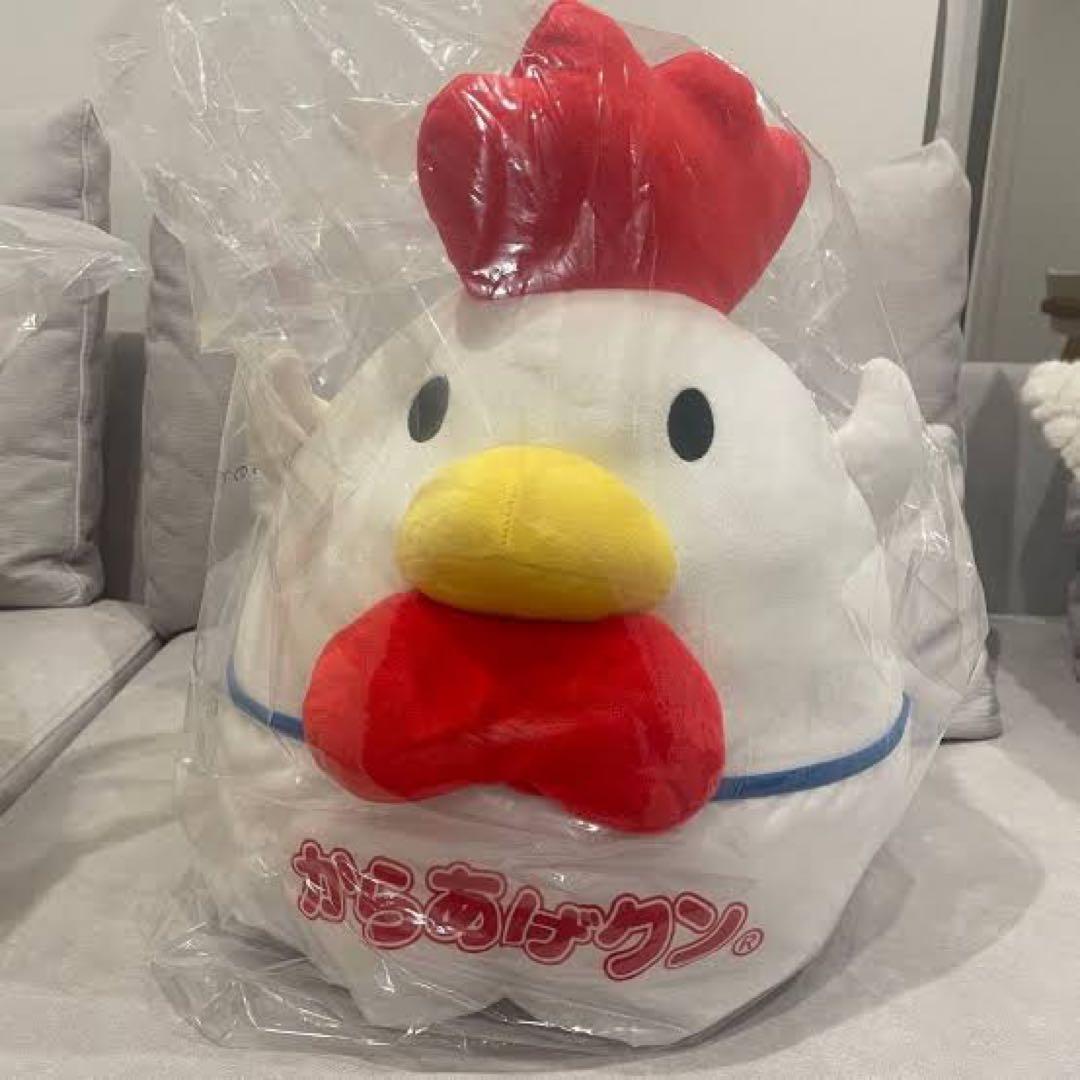 岡*ン様 ローソン一番くじC賞 からあげクン ぬいぐるみ 未使用 - メルカリ