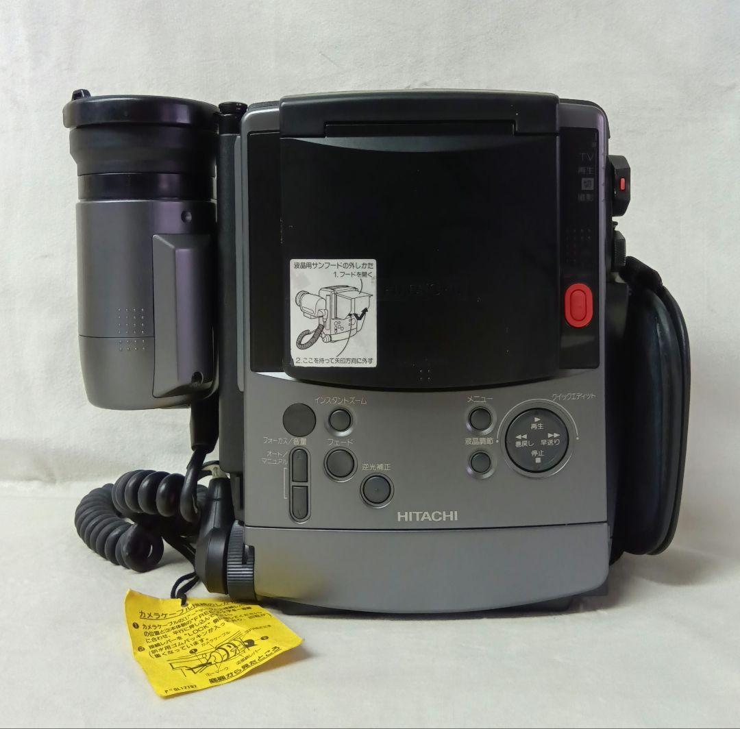 ジャンク品】HITACHI 日立 液晶Hi8ビデオカメラ VM-H100L - メルカリ