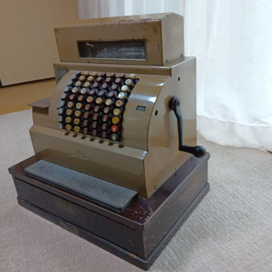 アンティーク 昭和レトロな 手動ハンドル式レジスター - メルカリ