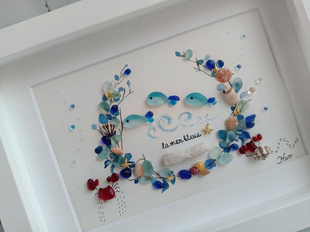 シーグラスアート ぷうこ様 ご確認用 4点