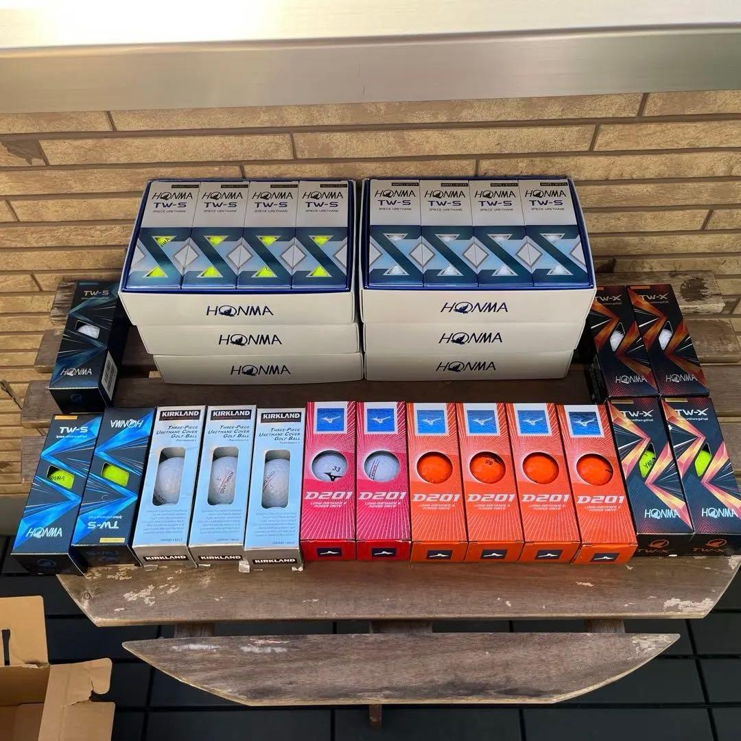 HONMA TW-S 6ダース　72球 他　未使用おまけ48球 合計120球 HONMA TW-S 6ダース 72球 他 未使用おまけ48球 合計120球 楽天市場
