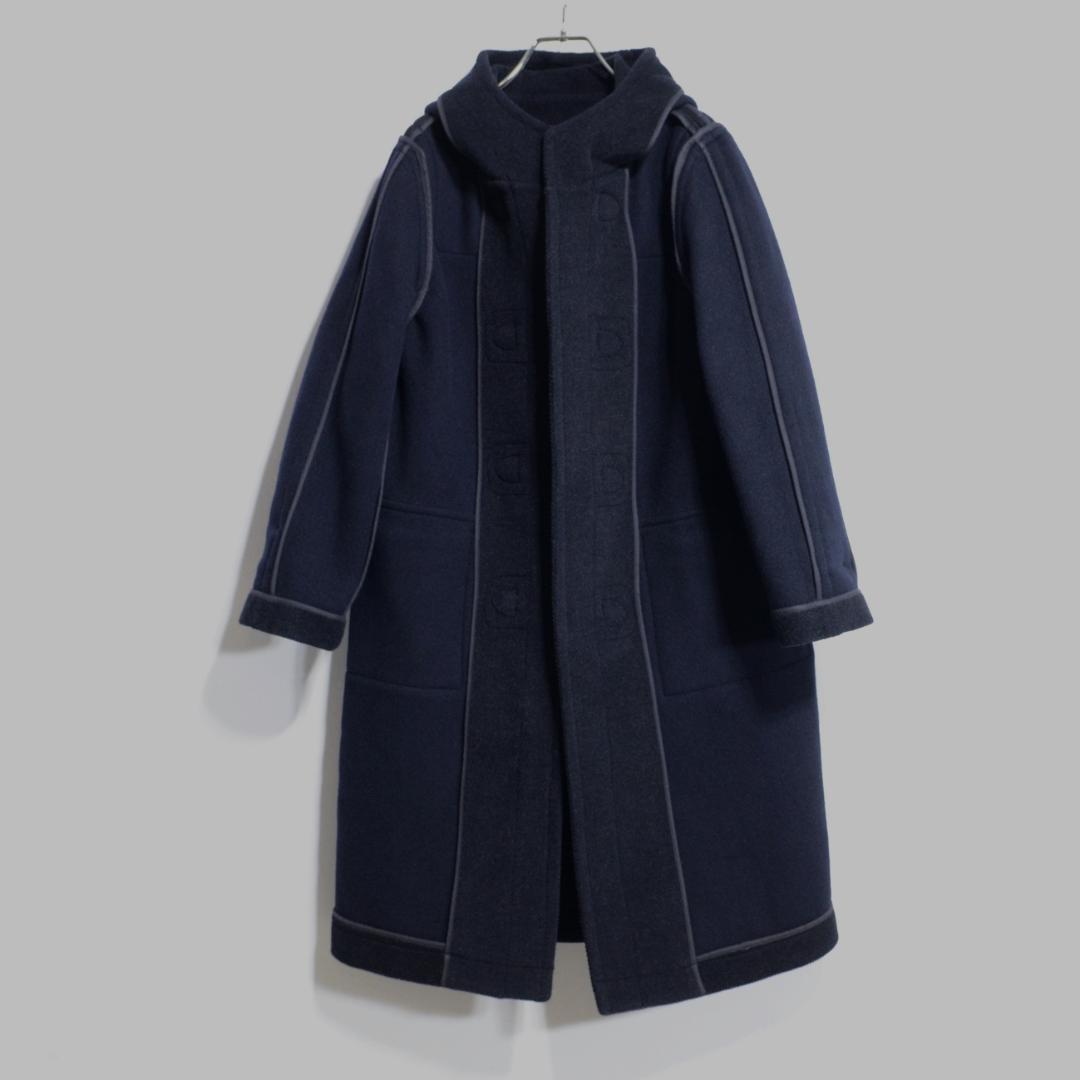 超極上品 ムーアブルック製 カットパイル ダッフルコート ヘザー