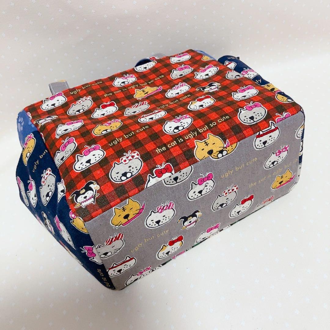 チャッピー様専用。 A4サイズ トートバッグ ポーチ ねこ生地パッチワーク