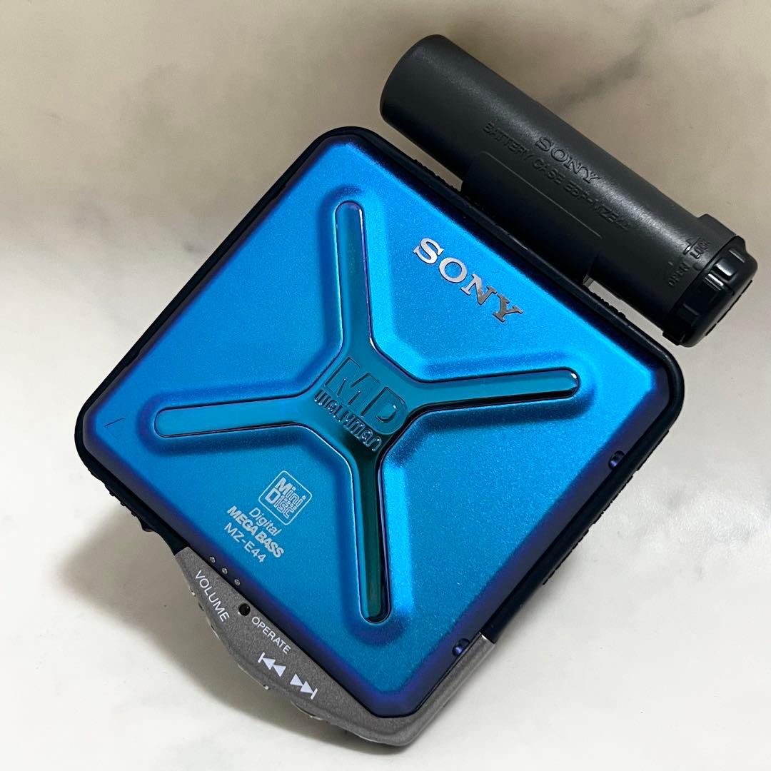 美品 稼動品 SONY ソニー MDウォークマン MZ-E44 MDプレーヤー Amazon | SONY ソニー MZ-E44 マーメイドブルー ポータブルMD