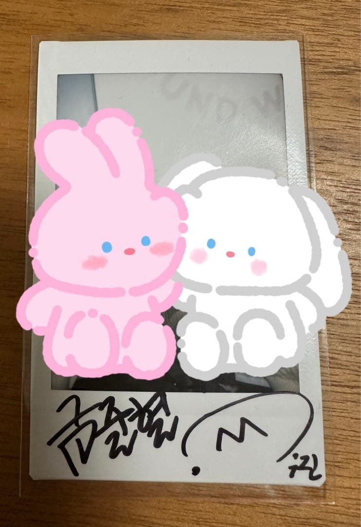 TIOT クムジュンヒョン チェウジン 直筆サイン ポラロイド - メルカリ