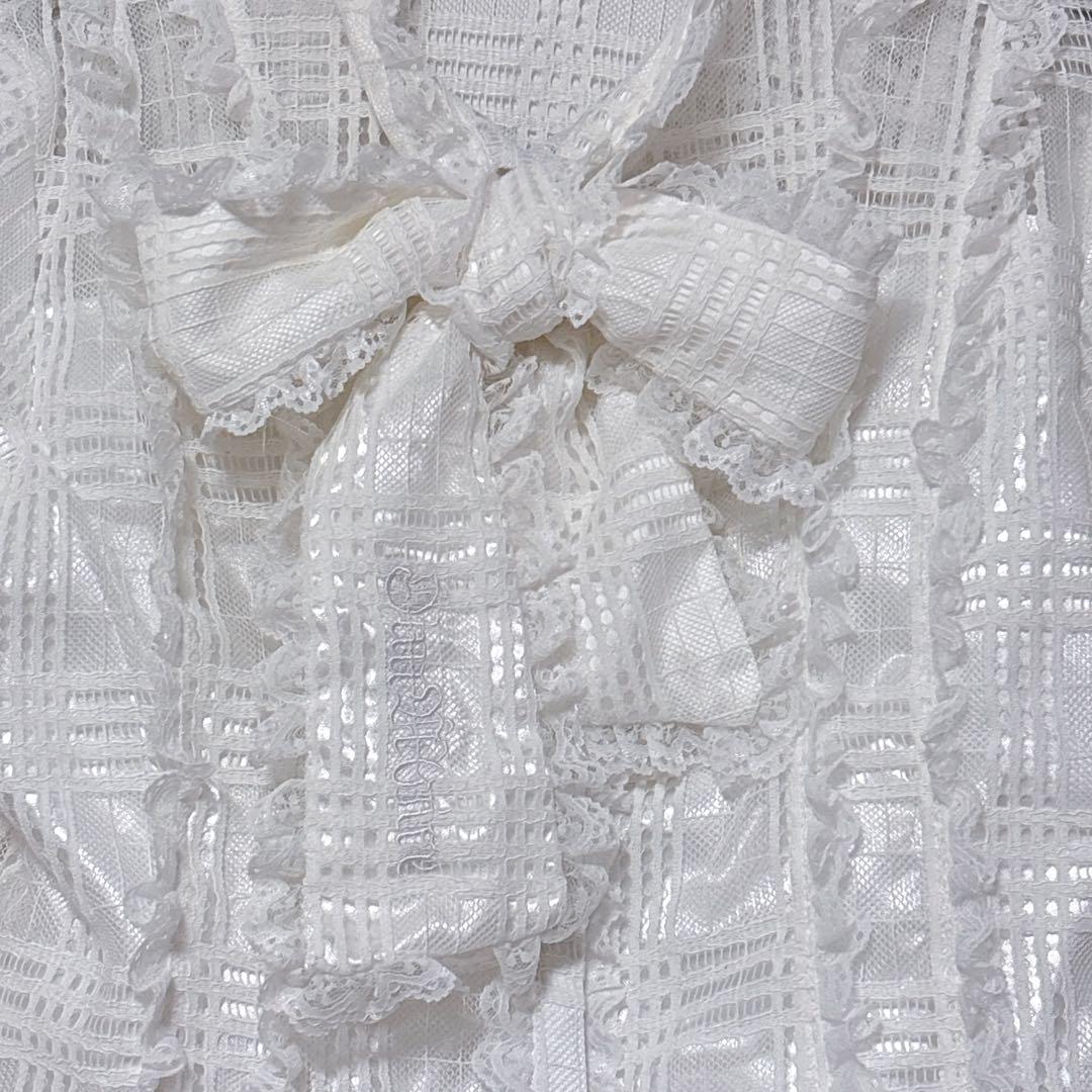 ディムモアール】荊棘リボンタイブラウス ホワイト 新品未使用