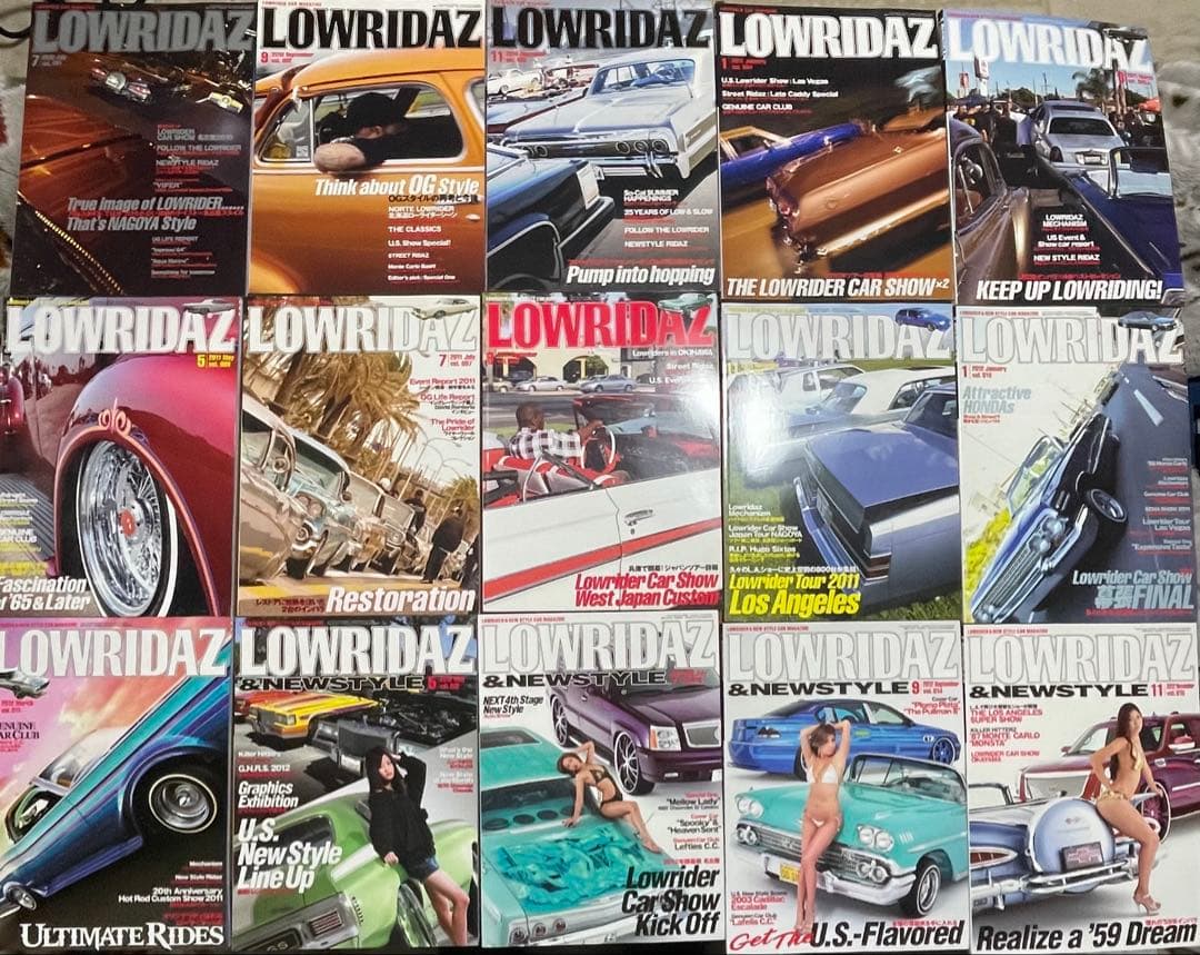 廃盤】LOWRIDAZ ローライダーズ 全巻 雑誌 インパラ キャデラック