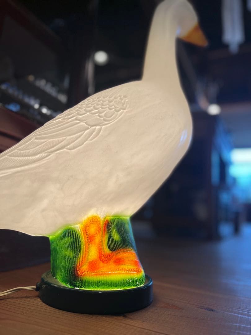 入手困難】アンティーク アヒルライト スワングース テーブルランプ