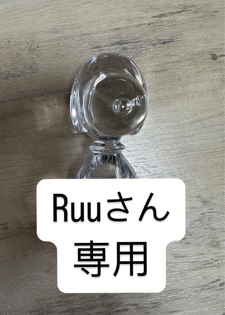 バカラ スヌーピー バカラ（Baccarat） スヌーピー レッドオクトゴン クリア クリスタル