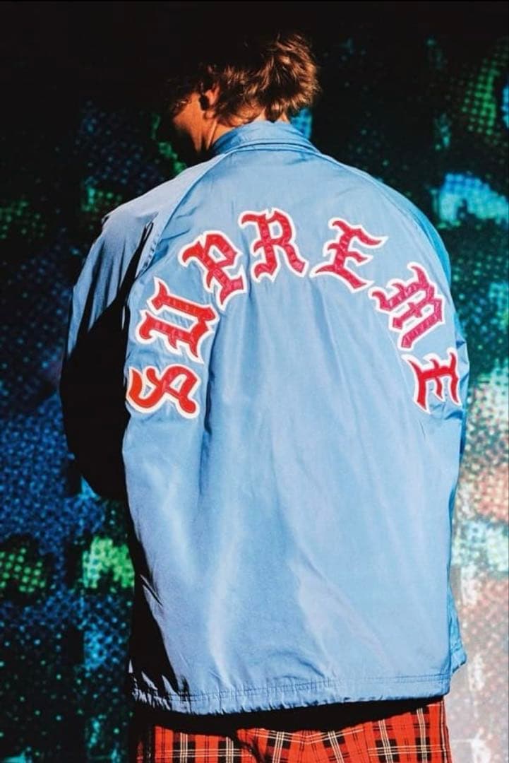 新品supreme/Old English Arc Coaches Jacket - メルカリ