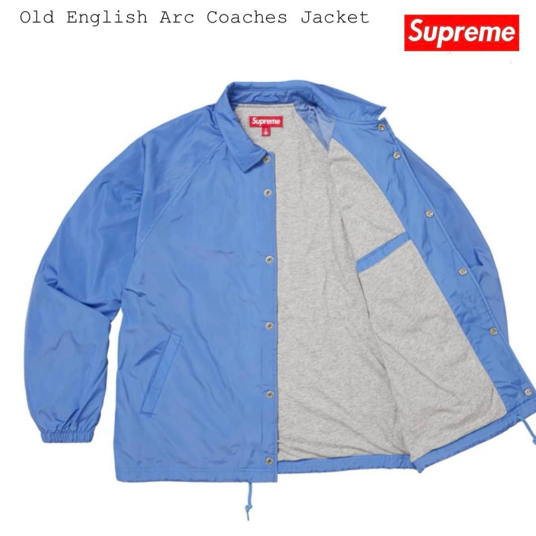 新品supreme/Old English Arc Coaches Jacket - メルカリ
