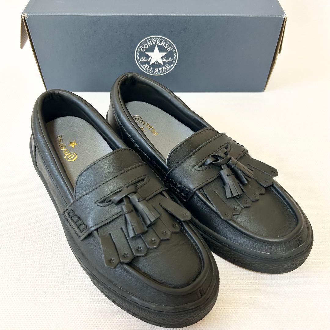 【箱付き】コンバース オールスター クップ ローファー ブラック黒 23.0 コンバース CONVERSE オールスター クップ ローファー （ブラック