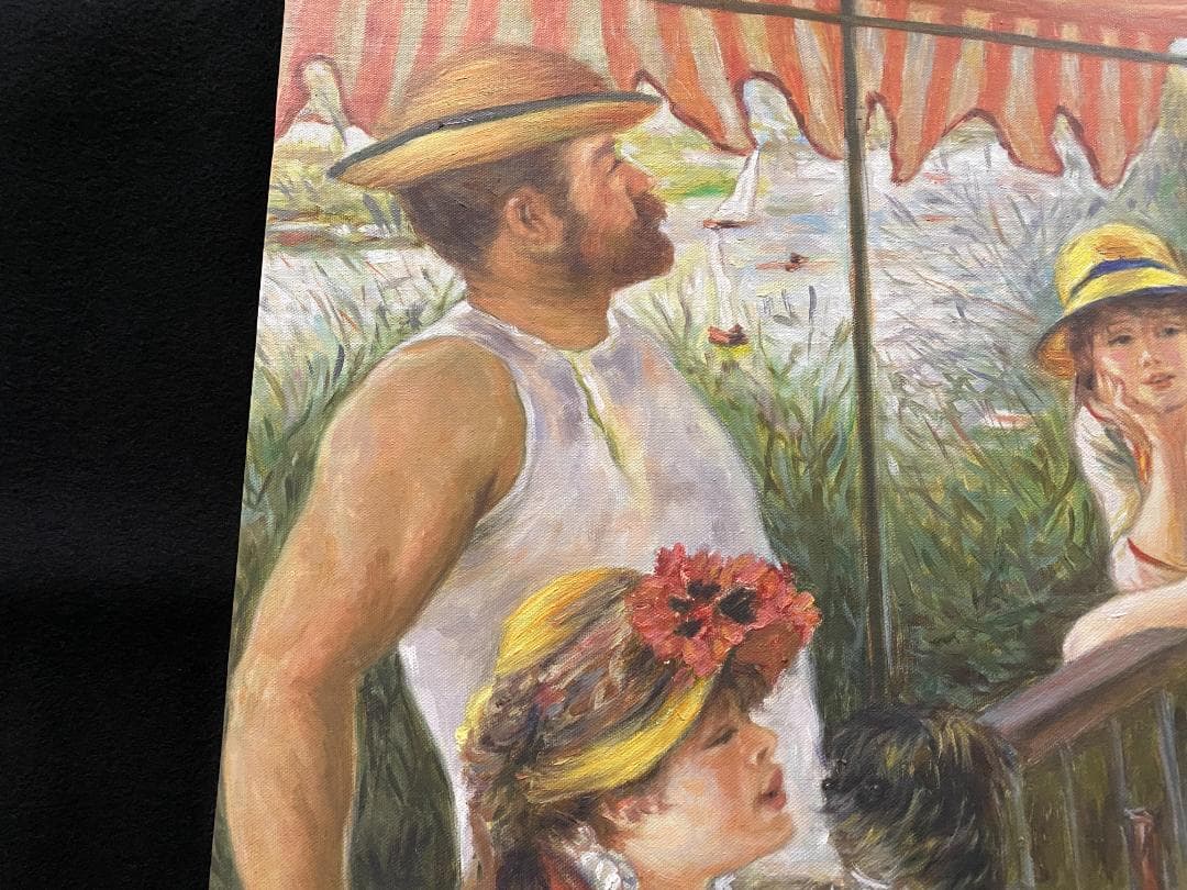 ピエール＝オーギュスト・ルノワール『舟遊びをする人々の昼食』複製画