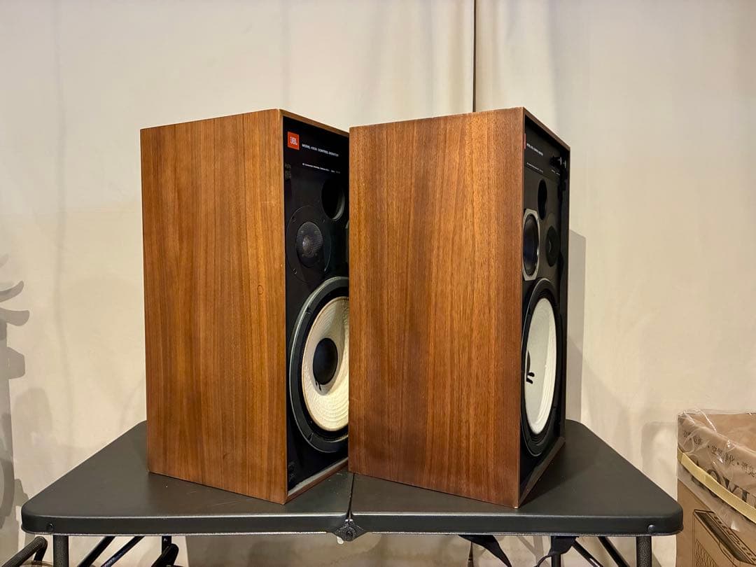音質良好】JBL4312Aスピーカー/2本セット/木目ウォルナット