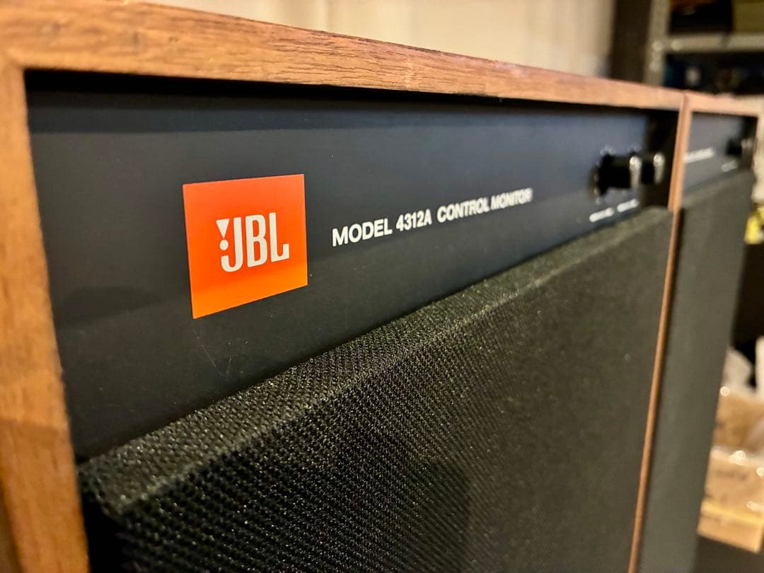 音質良好】JBL4312Aスピーカー/2本セット/木目ウォルナット