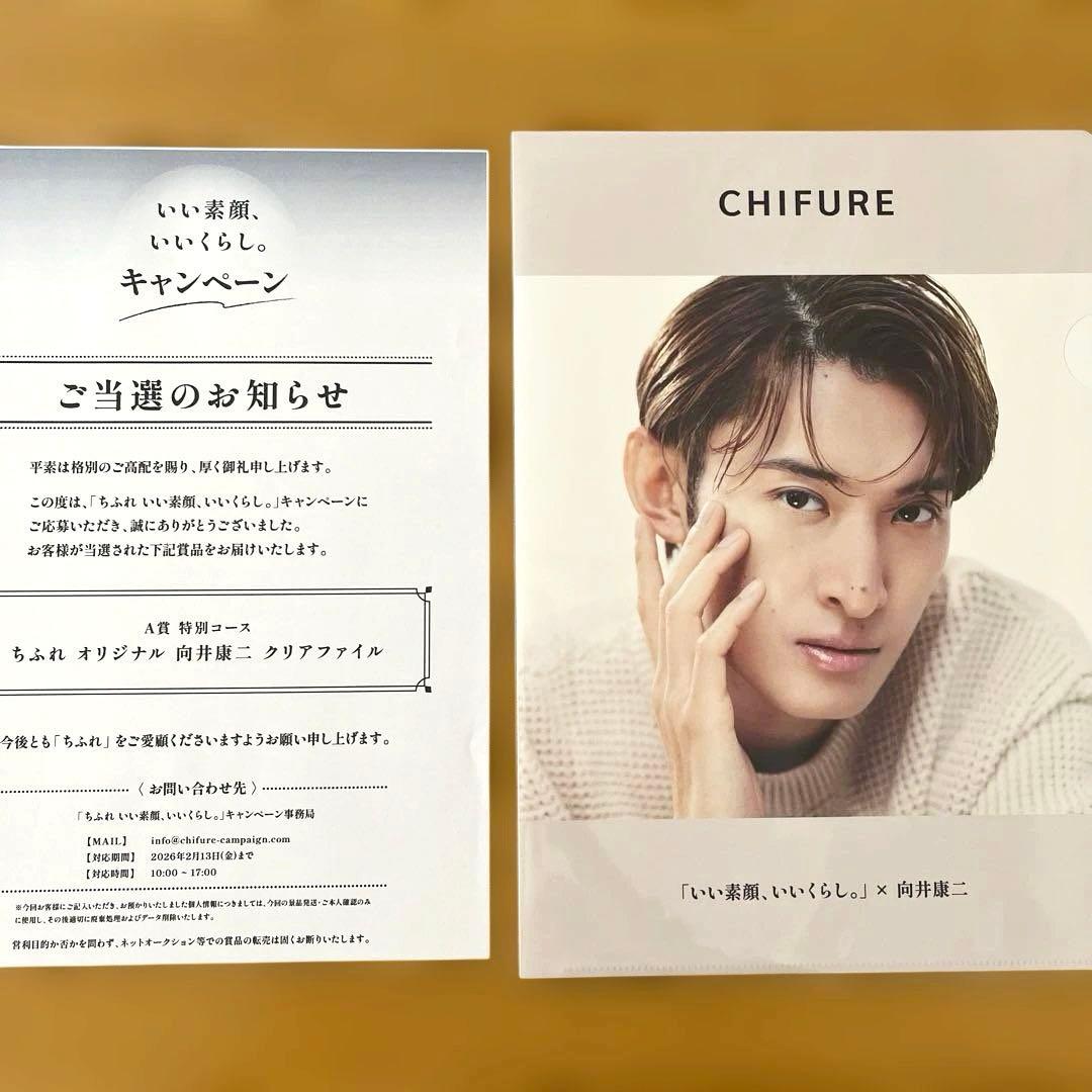 向井康二 】クリアファイル ちふれ - メルカリ