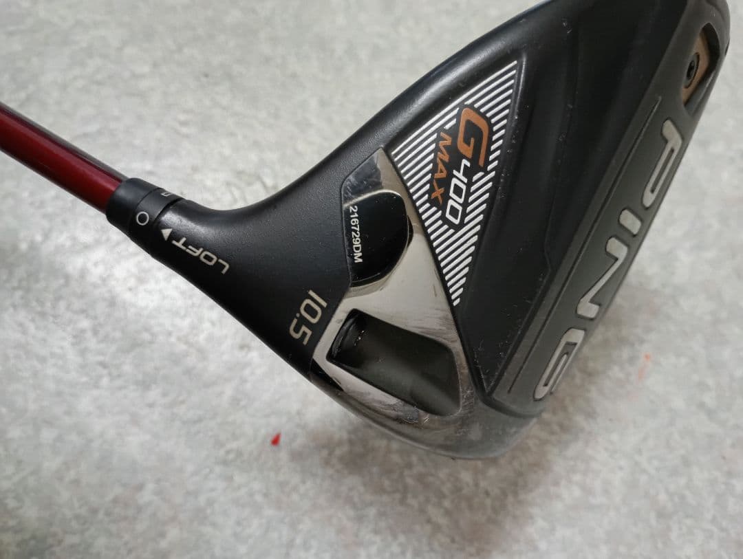 訳ありPING G400MAX 10,5度 ツアーADレッドG（SR)送料込み - メルカリ