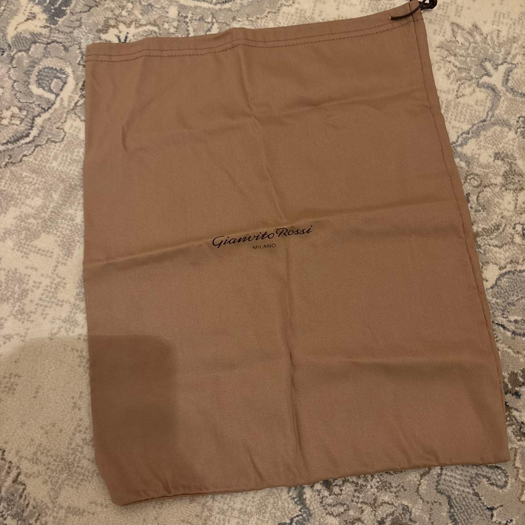 ジャンヴィトロッシ ビジューフラットパンプス36 スエード ヒール