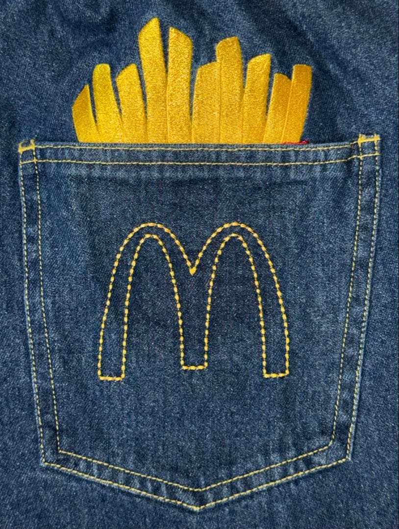 ☆ 新品！グラニフ×マクドナルド badabababa｜デニムパンツ L - メルカリ