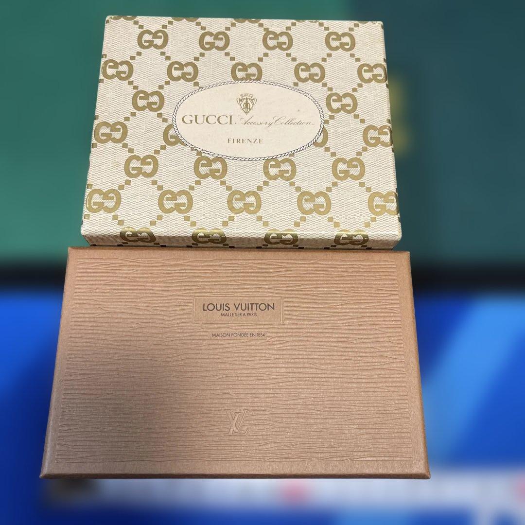 美品！GUCCI・LOUIS VUITTON グッチとビトンの空箱2個セット - メルカリ