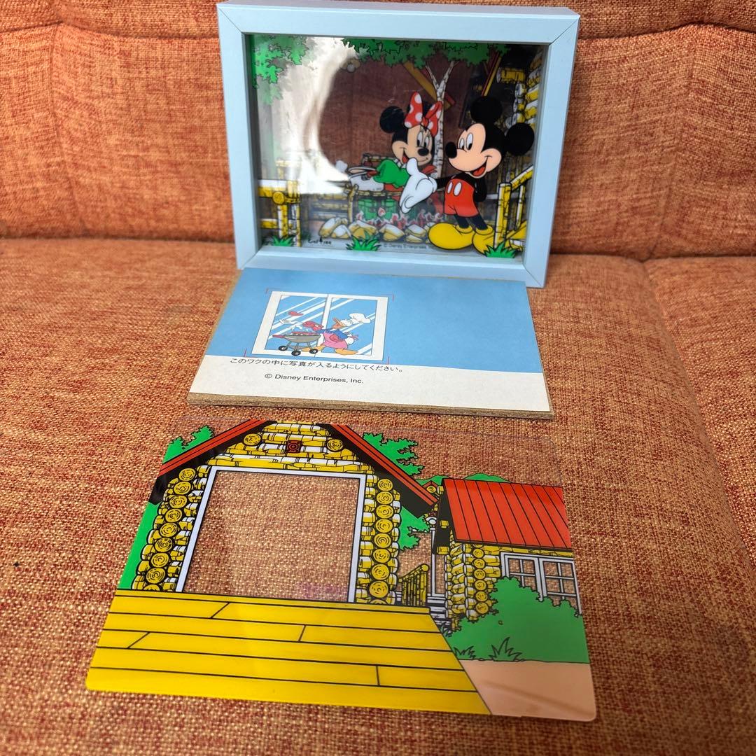 写真立て ミッキー ミニー 3Dポップアップアート ディズニー レトロ