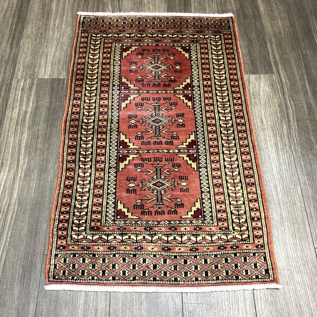 トルコヴィンテージラグ 109×195 ブラウンの通販はau PAY マーケット