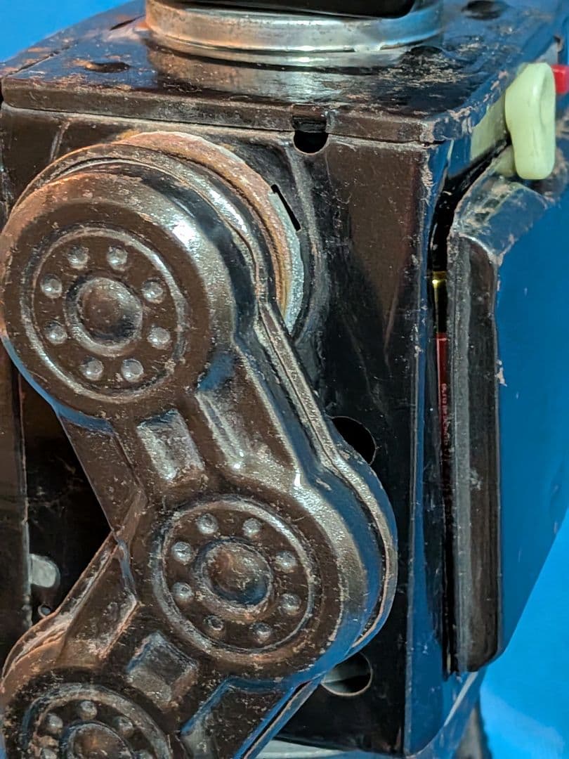 1960年代堀川玩具製「スーパー火星大王」稀少レア不動ブリキ