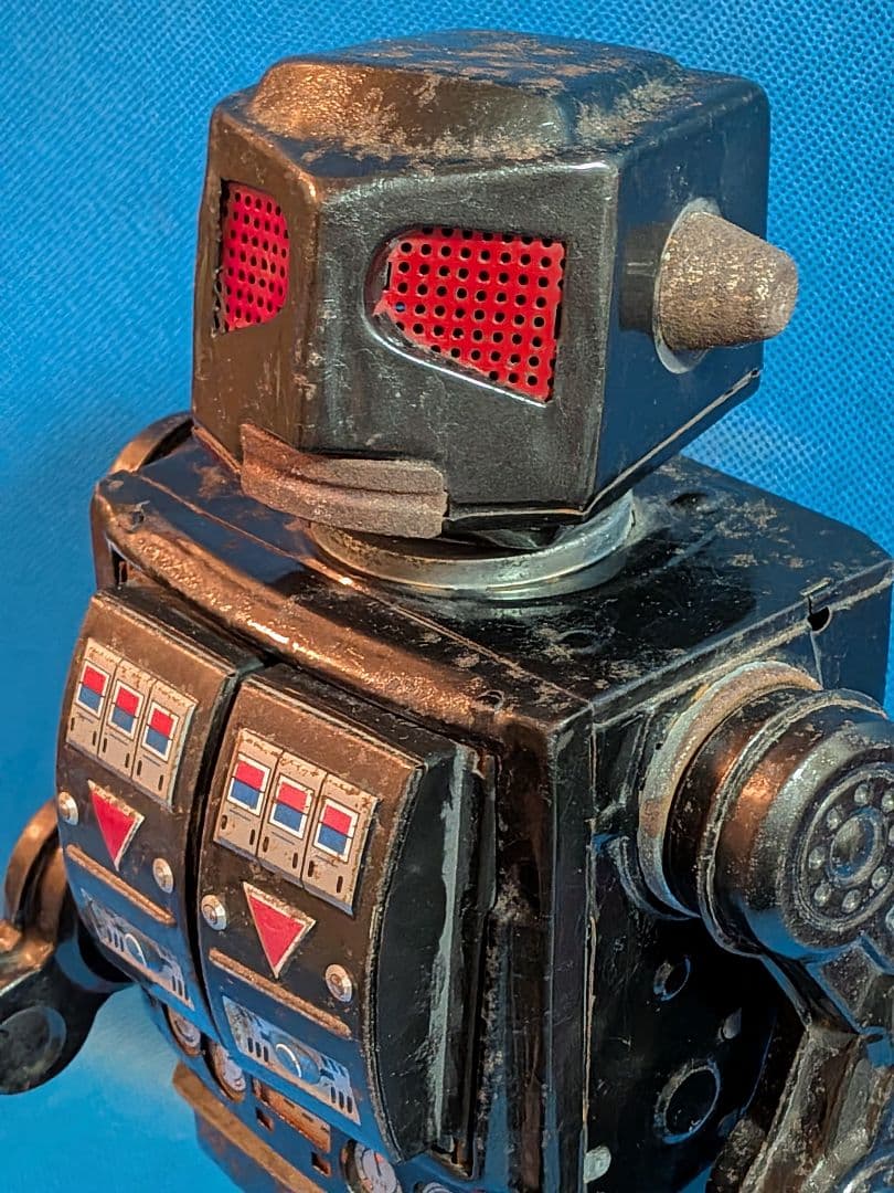 1960年代堀川玩具製「スーパー火星大王」稀少レア不動ブリキ