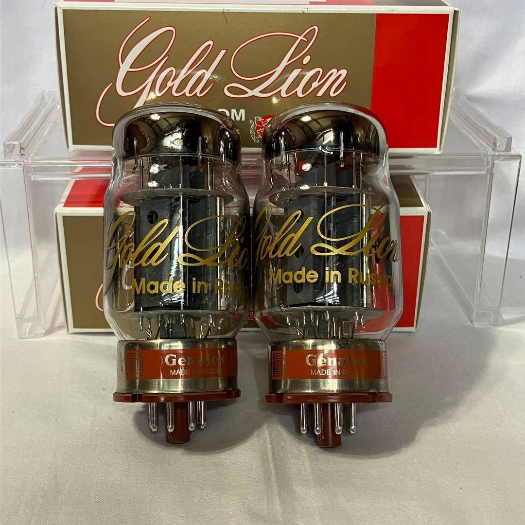 GOLDLION KT88 マッチドペア 真空管 2本セット 6550 Genalex Gold Lion KT88 /MP 復刻 ゴールドライオン マッチドペア