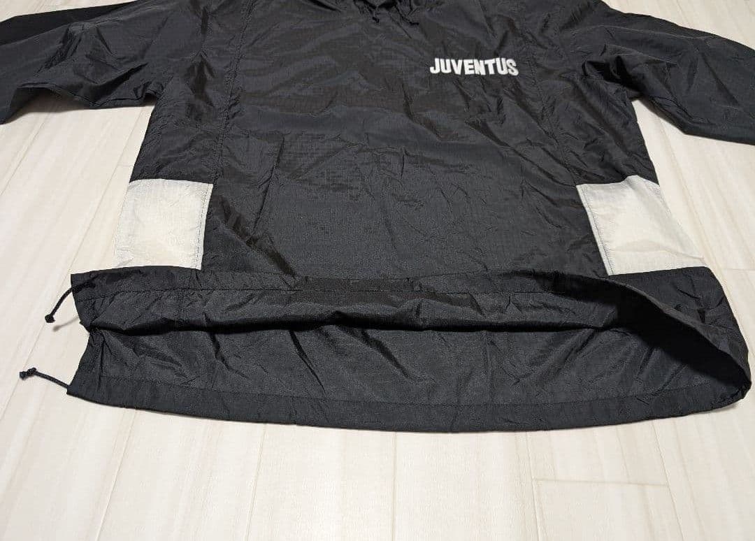 Kappa ユヴェントス アノラックパーカー L 黒 ナイロンジャケット 90s