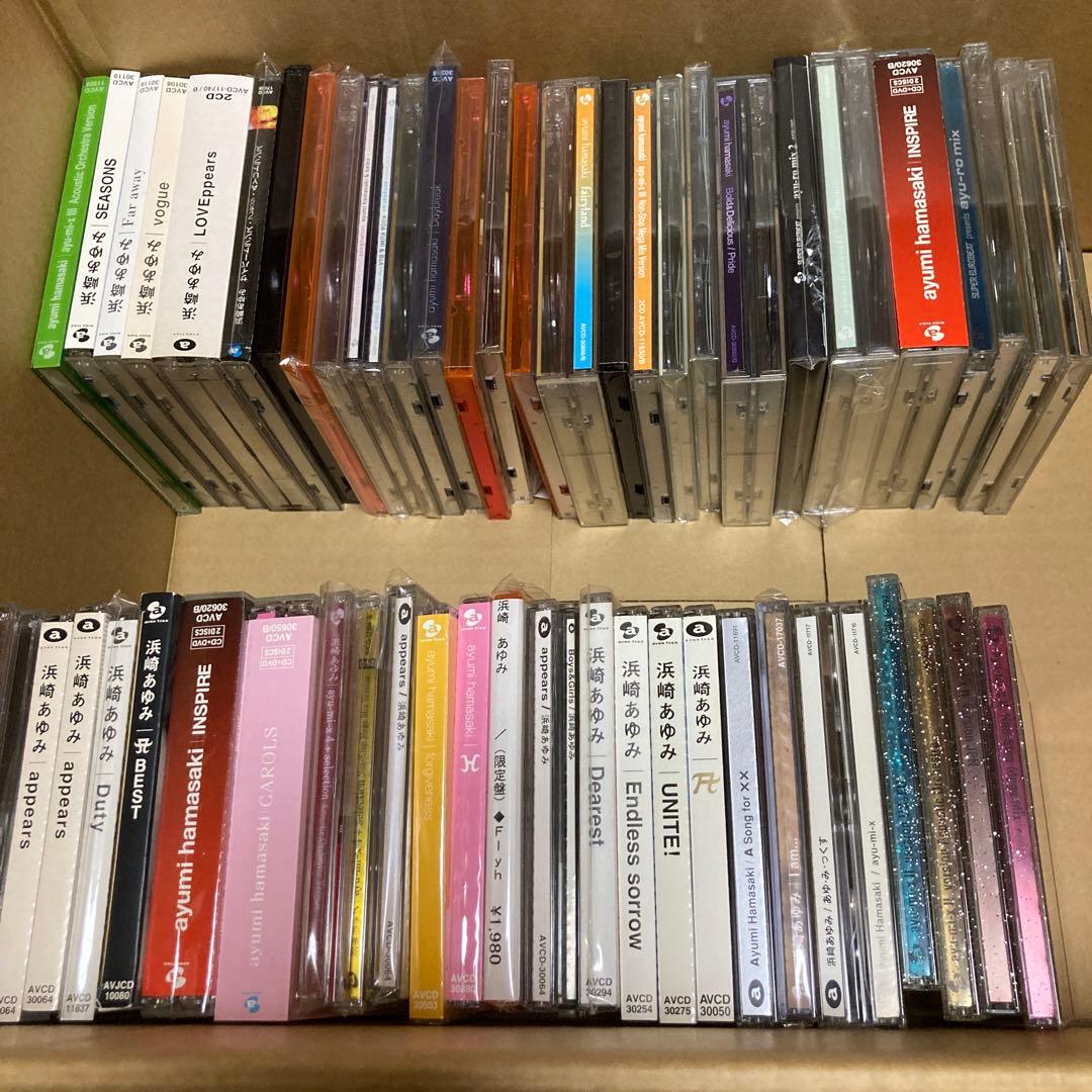 浜崎あゆみ シングル アルバム CD 60枚セット カセット2本新品 浜崎あゆみ シングル アルバム CD 60枚セット カセット2本新品 - メルカリ