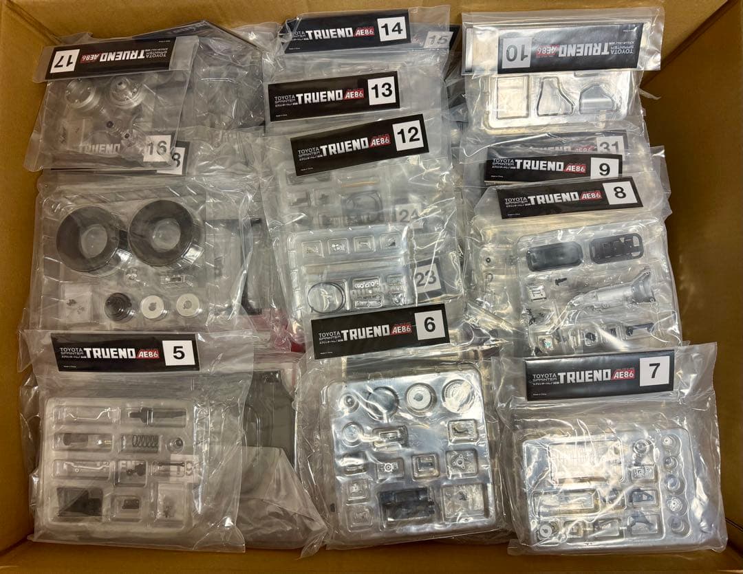 滝*様 デアゴスティーニ トレノ AE86 全110号 カスタムパーツセット【値 スプリンタートレノ AE86 【全110号】キット 特別セット