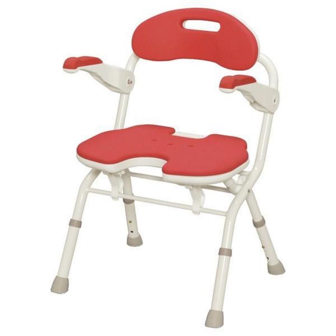 ⭐︎未開封⭐︎ 定価38500円 折りたたみシャワーチェアー FUレッド