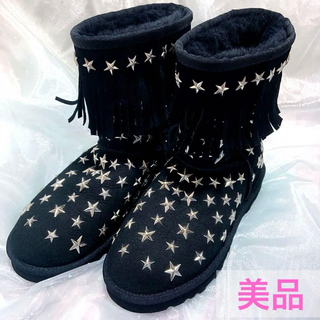 UGG×JIMMY CHOO コラボ星スタッズムートンブーツ アグ ジミーチュウ