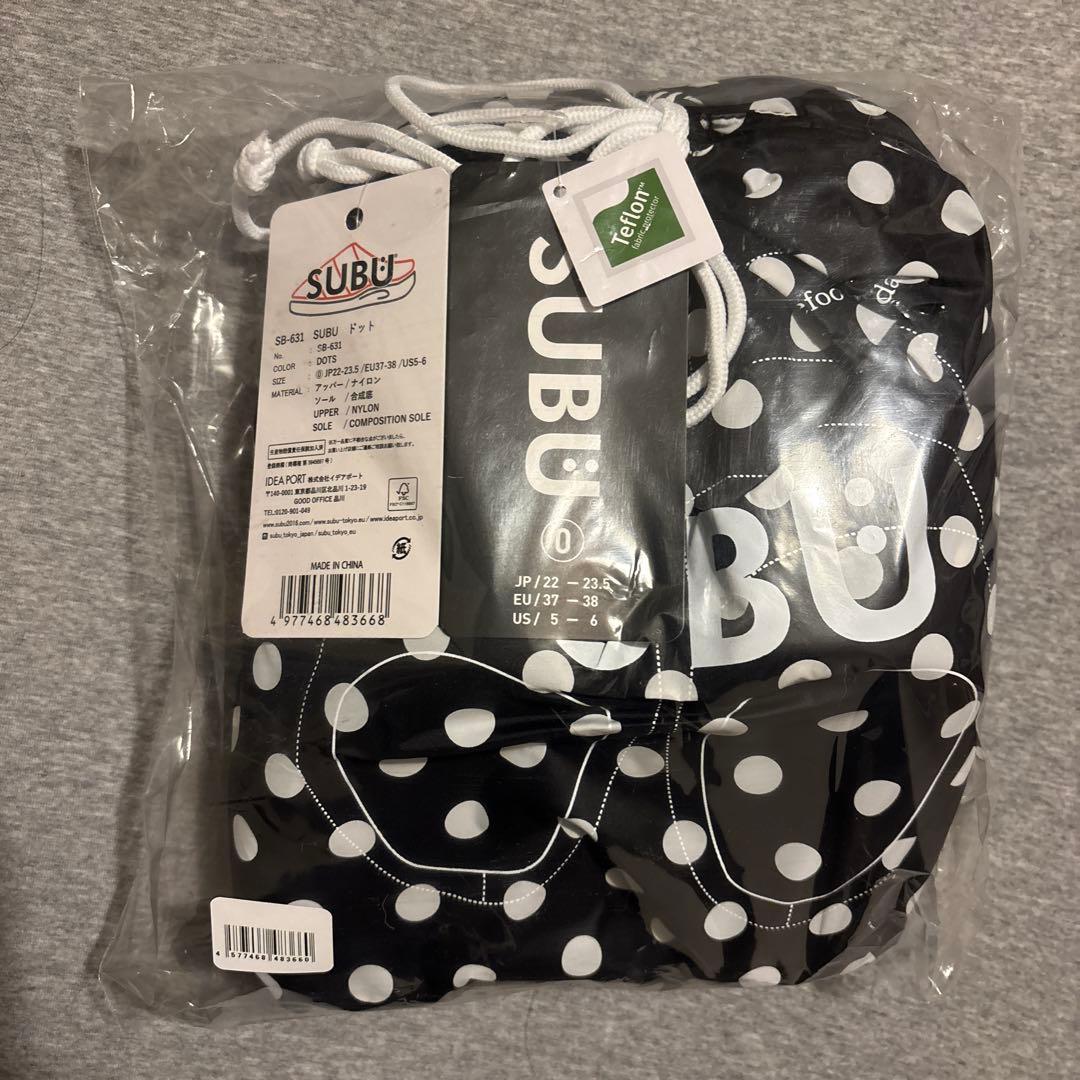 SUBU ドット柄 スリッパ サイズ0 (22-23.5cm) - メルカリ