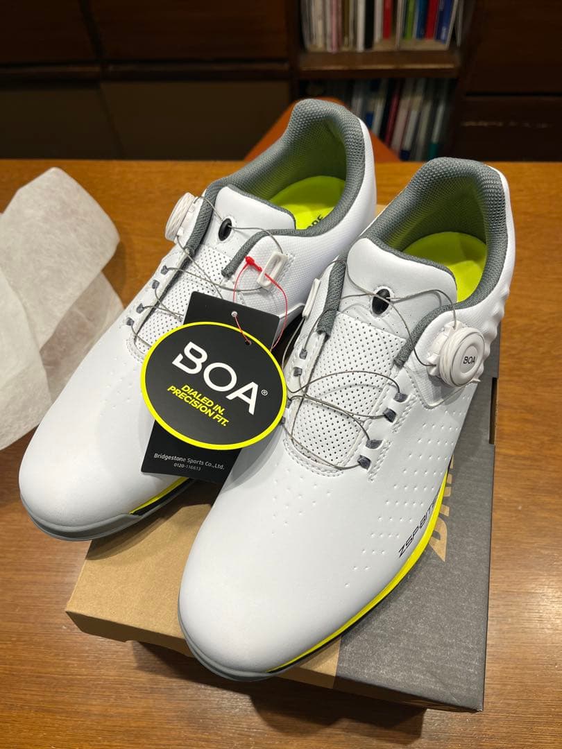 【新品未使用】ブリヂストンゴルフ スパイクレスシューズ SH2505 メンズ ゴルフシューズ ゼロ・スパイク バイター ライト ブラック SH2505