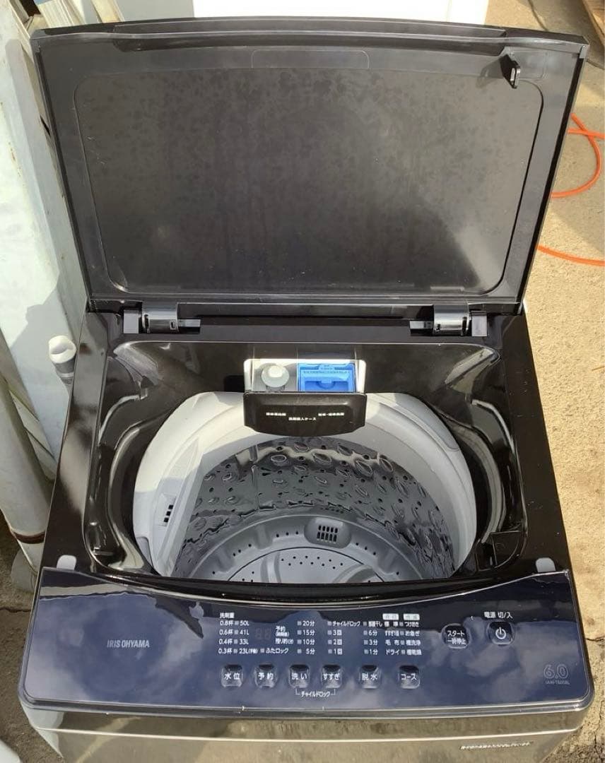 2022年製 アイリスオーヤマ 洗濯機 IAW-T605BL 6.0kg