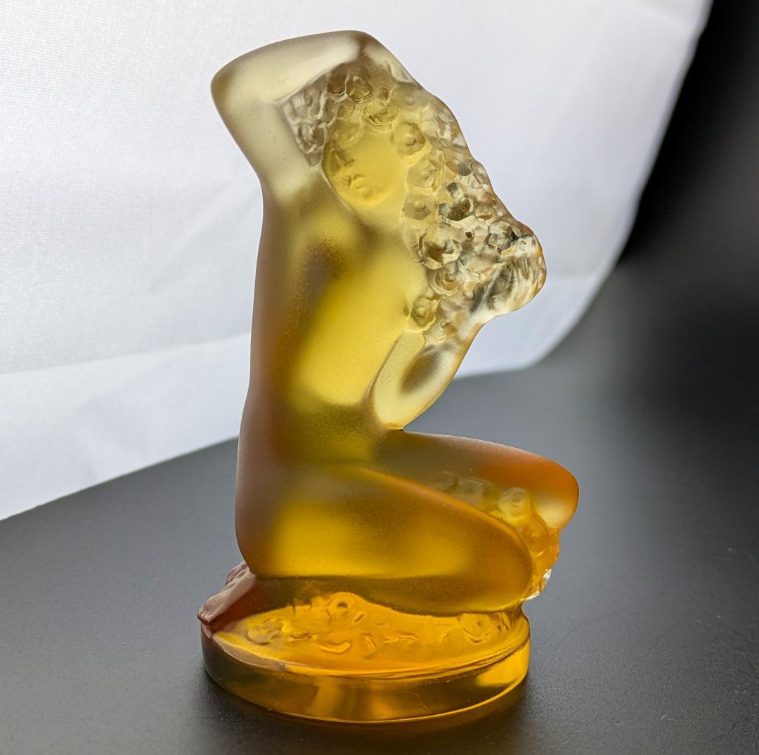 まーくんさん専用珍しい琥珀!★ラリック フィギュリン フロレアル アールデコ 裸