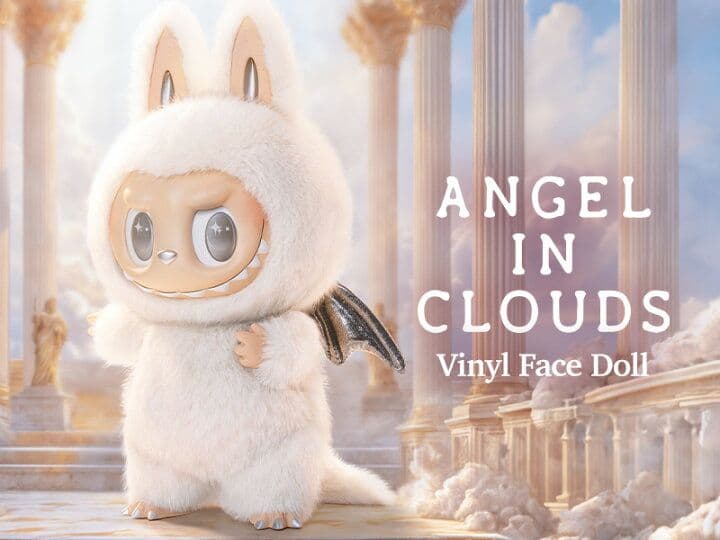 【新品未開封】THE MONSTERS ANGEL IN CLOUDS ジモモ POP MART THE MONSTERS ANGEL IN CLOUDS Vinyl Plush Doll ZIMOMO 58cm