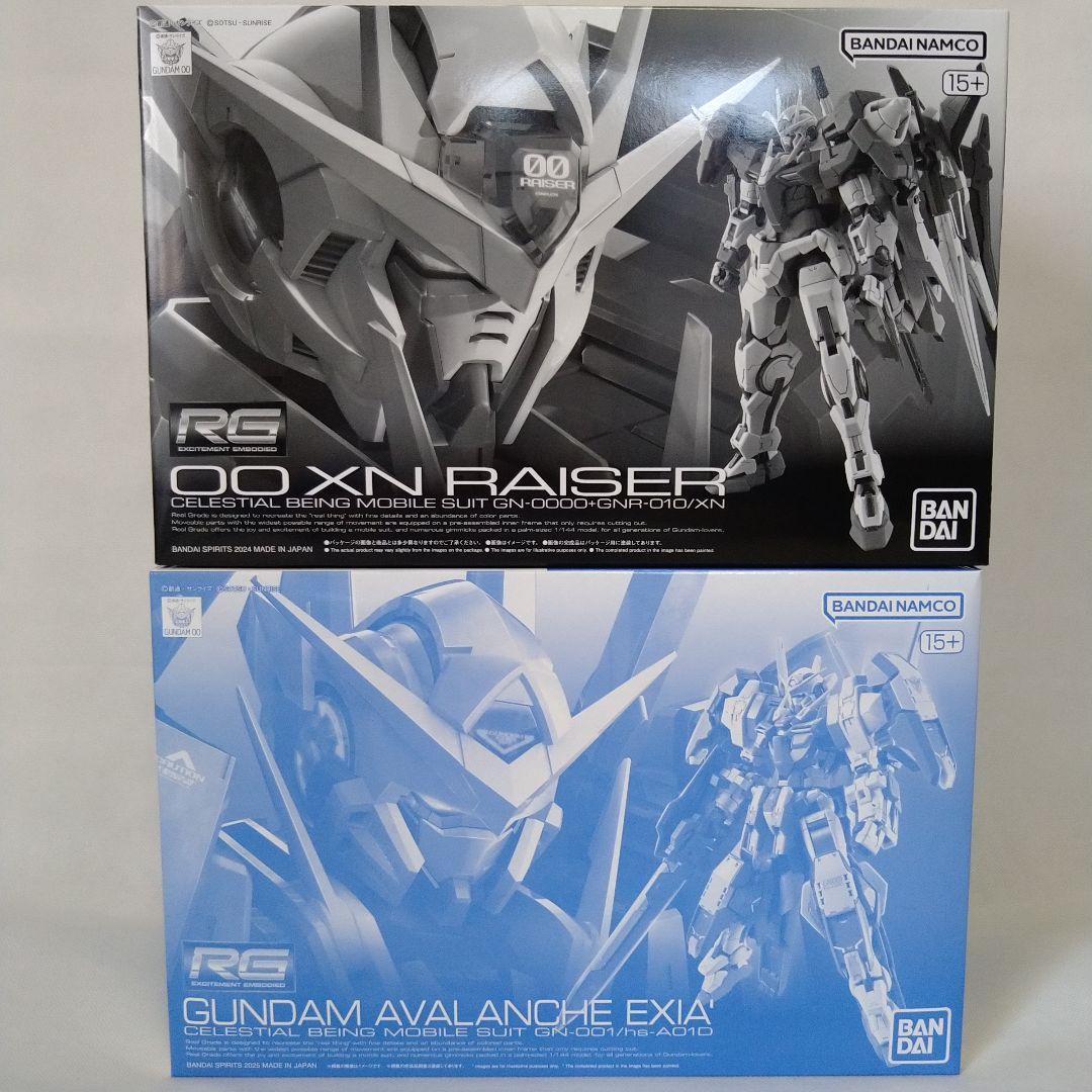 RG 1/144 ダブルオーザンライザー&ガンダムアヴァランチエクシア