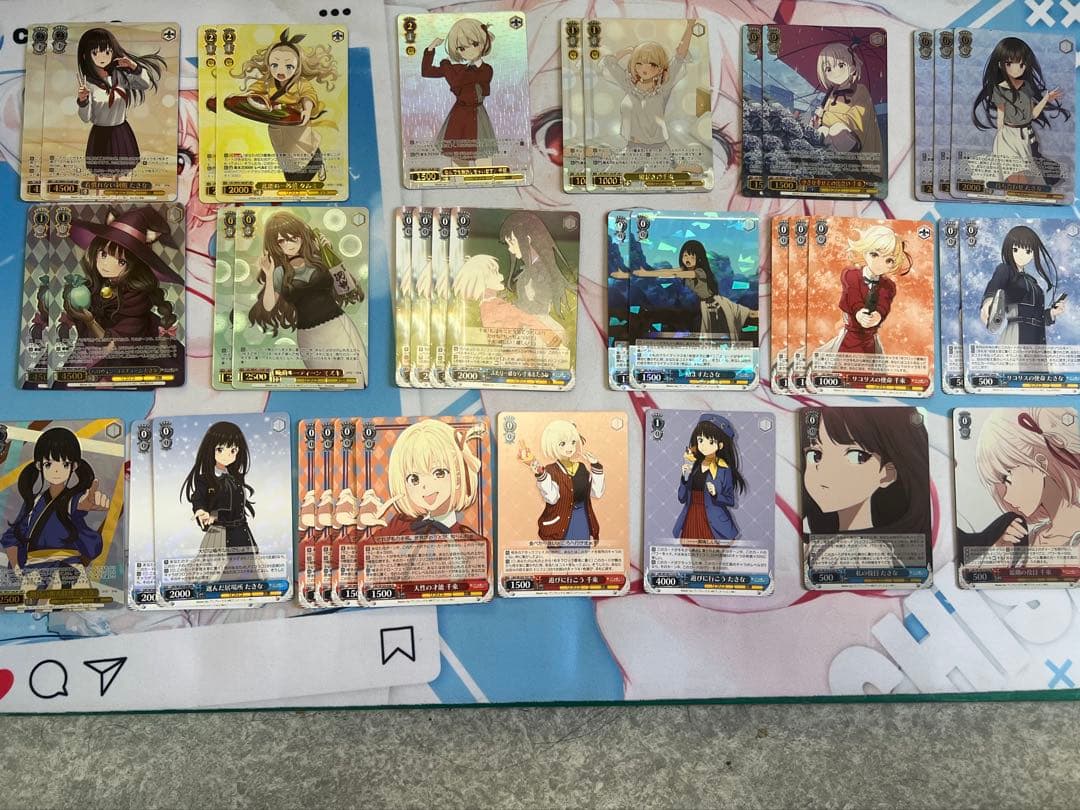 リコリスリコイル まとめ売り デッキ+大量パーツ ヴァイスシュバルツ