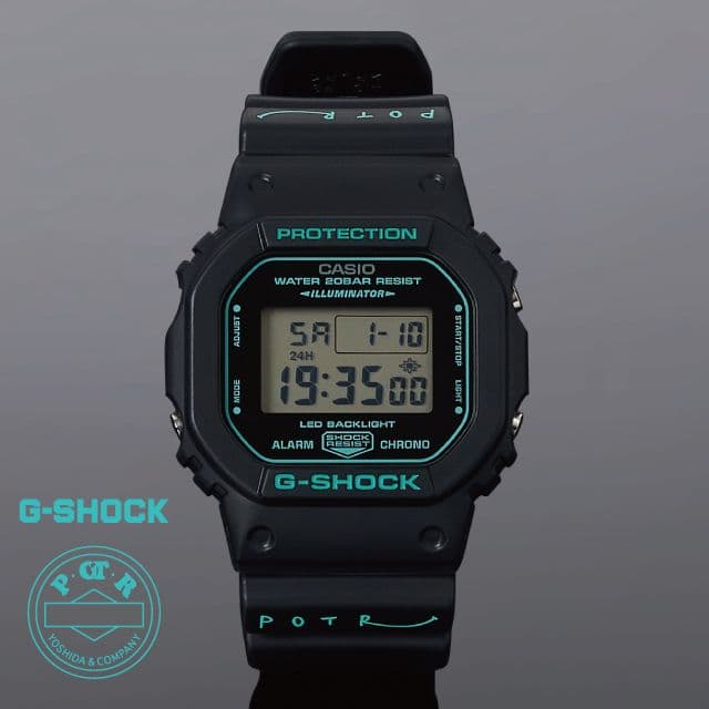POTR CASIO G-SHOCK DW-5600 ブラック G-SHOCK x POTR(ジーショック x POTR) DW-5600 | 吉田カバン