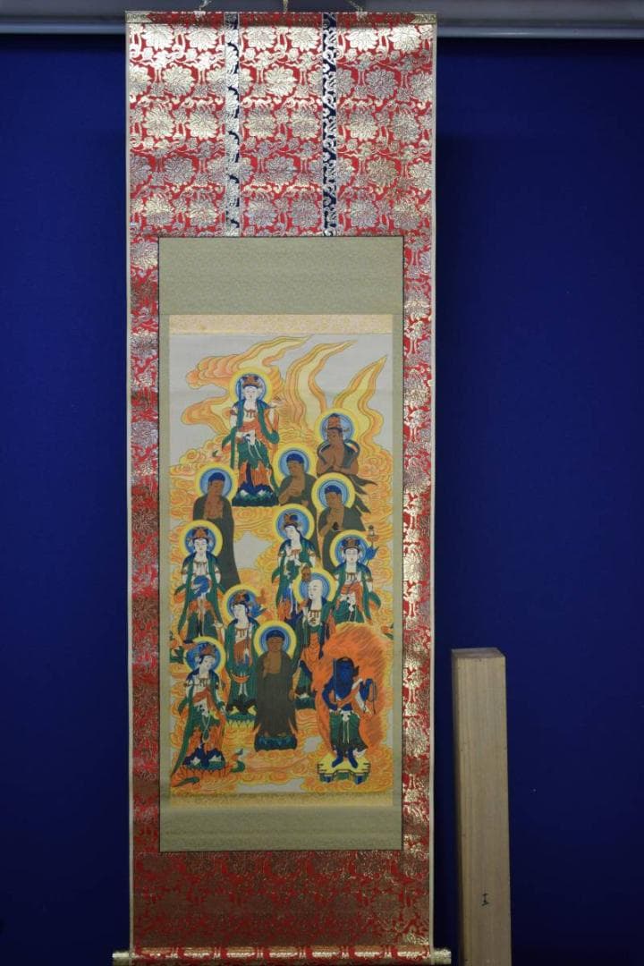 複製/十三佛図/ハンザイシキ/工芸/布袋屋掛軸HD-768