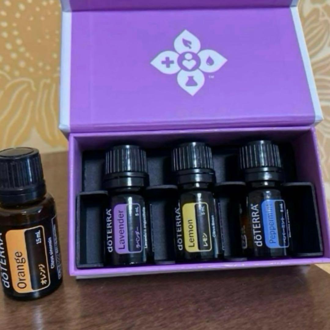 ドテラ オレンジ&ラベンダー&レモン&ペパーミント